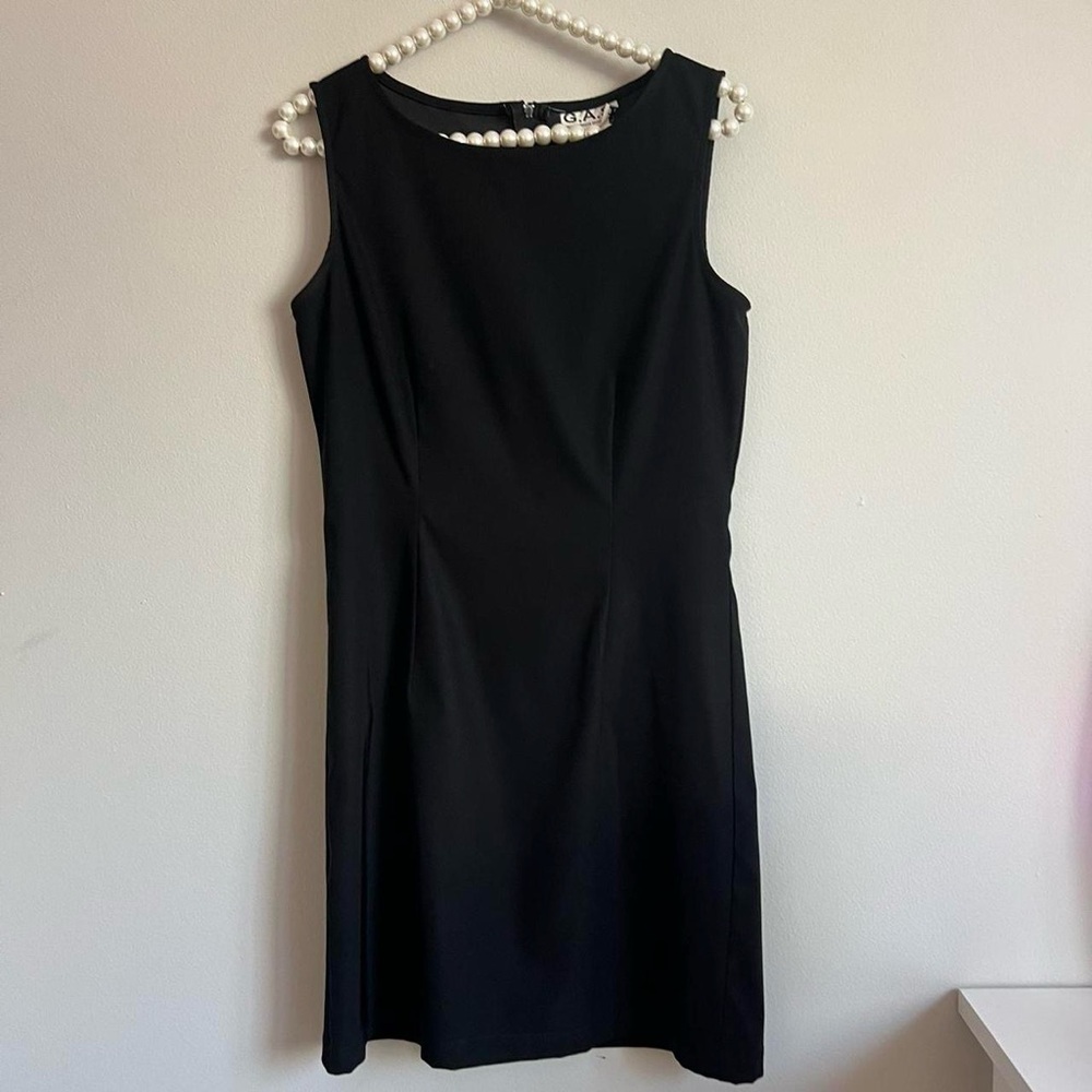 great american sportswear vintage black mini dress